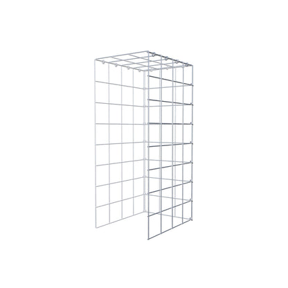 Extra gabion typ 4 80 cm x 40 cm x 30 cm (L x H x D), maskstorlek 10 cm x 10 cm, C-ring