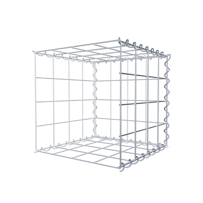 Add-on schanskorf type 2 40 cm x 40 cm x 40 cm (L x H x D), maaswijdte 10 cm x 10 cm, spiraal