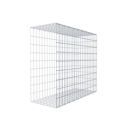 Monteret gabion type 2 100 cm x 90 cm x 40 cm, maskestørrelse 5 cm x 10 cm, C-ring