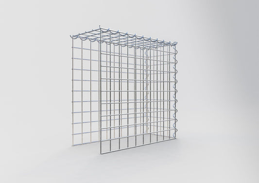 Grown-on gabion type 4 50 cm x 50 cm x 20 cm (L x H x D), mesh size 5 cm x 5 cm, spiral