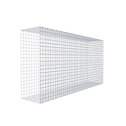 Opzetpaal type 2 200 cm x 100 cm x 40 cm (L x H x D), maaswijdte 5 cm x 5 cm, C-ring