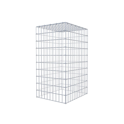 Fourche rapportée type 3 100 cm x 60 cm x 50 cm (L x H x P), mailles 5 cm x 10 cm, anneau C