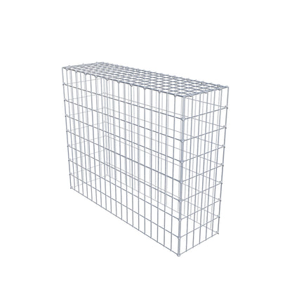Type 3 oplegkorf 100 cm x 80 cm x 30 cm (L x H x D), maaswijdte 5 cm x 10 cm, C-ring