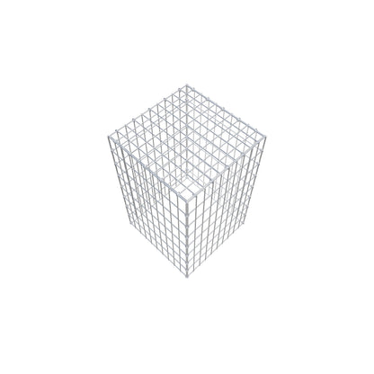 Toegevoegde pool type 3 80 cm x 50 cm x 50 cm (L x H x D), maaswijdte 5 cm x 10 cm, C-ring
