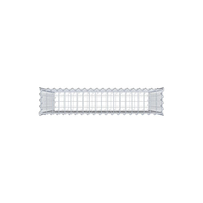 Gabion 100 cm x 90 cm x 20 cm (L x H x P), mailles 5 cm x 5 cm, spirale