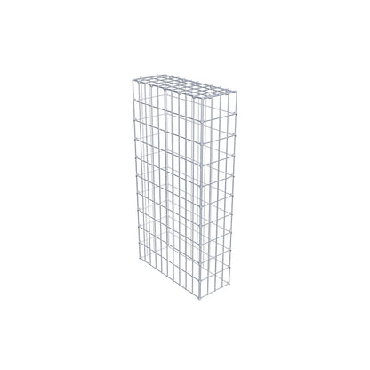 Gabião Tipo 3 100 cm x 50 cm x 20 cm (C x A x P), malhagem 5 cm x 10 cm, anel C