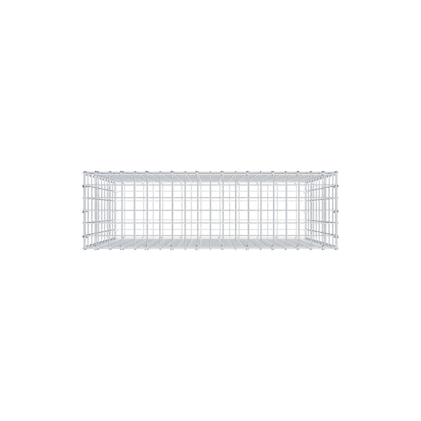 Schanskorf 100 cm x 100 cm x 30 cm (L x H x D), maaswijdte 5 cm x 10 cm, C-ring