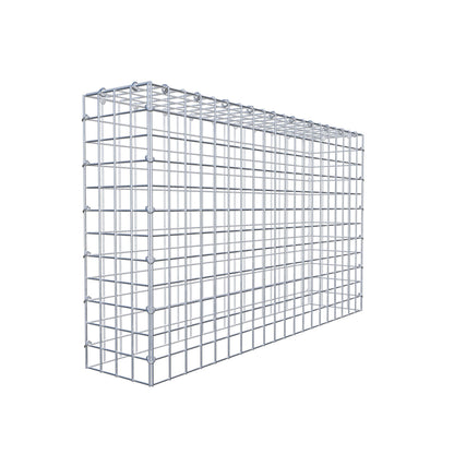 Gavión adicional tipo 3 100 cm x 60 cm x 20 cm (L x A x P), malla 5 cm x 5 cm, anillo en C