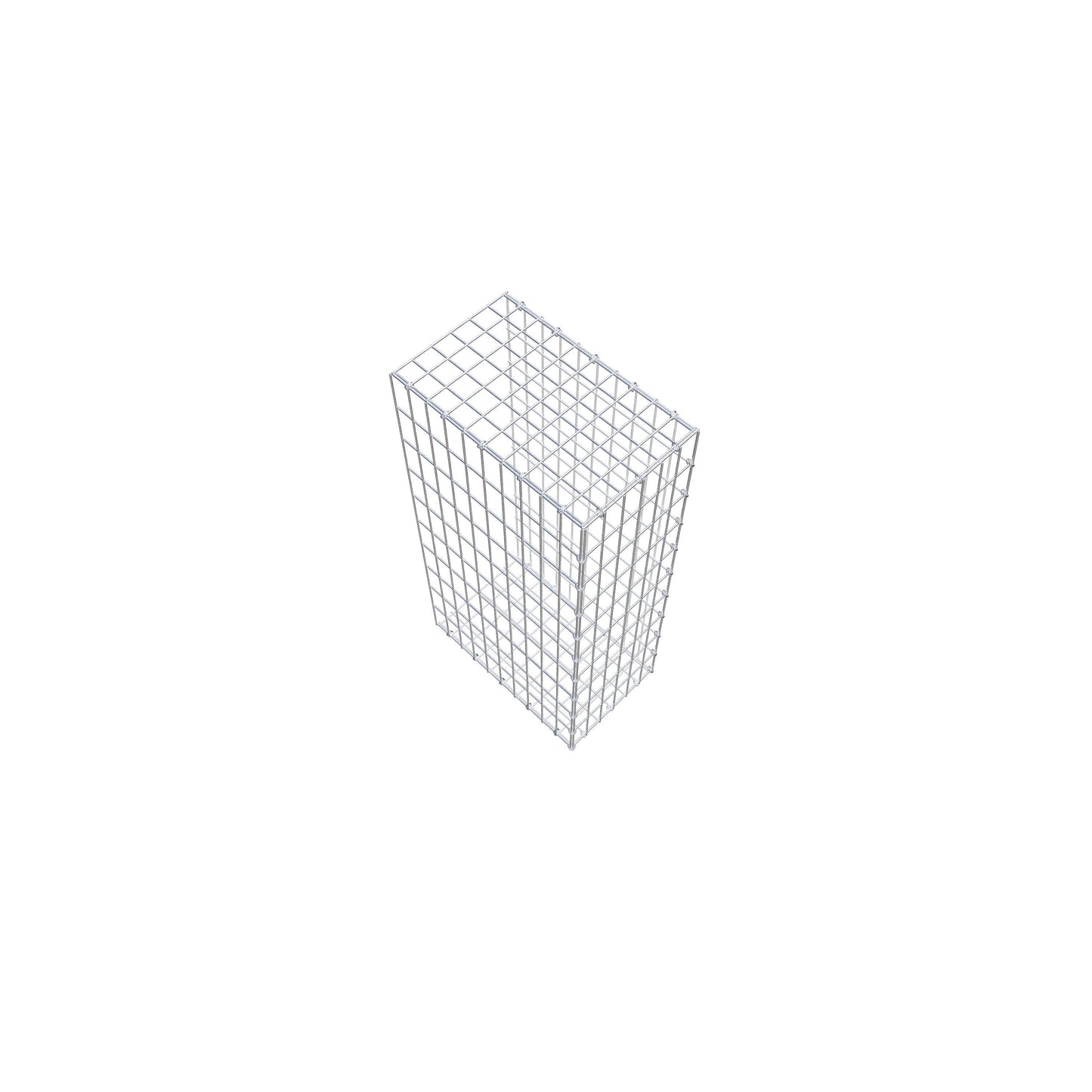 Gabião Tipo 2 100 cm x 50 cm x 30 cm, malhagem 5 cm x 10 cm, anel C