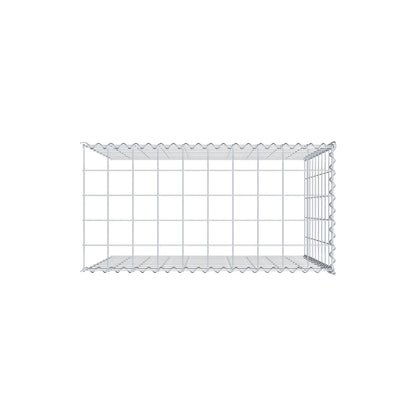 Add-on schanskorf type 4 100 cm x 90 cm x 50 cm (L x H x D), maaswijdte 10 cm x 10 cm, spiraal