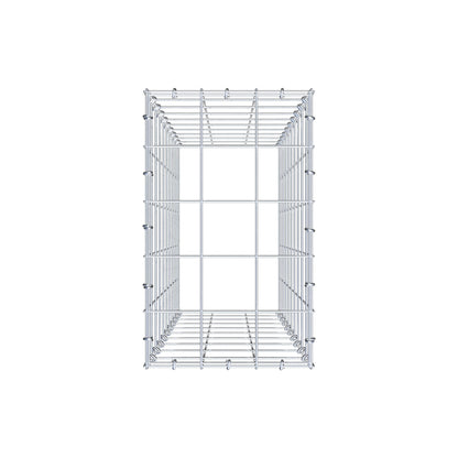 Fourche rapportée type 3 100 cm x 30 cm x 50 cm (L x H x P), mailles 10 cm x 10 cm, anneau C