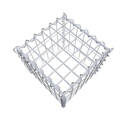 Extra gabion typ 3 30 cm x 30 cm x 30 cm (L x H x D), maskstorlek 5 cm x 10 cm, spiral
