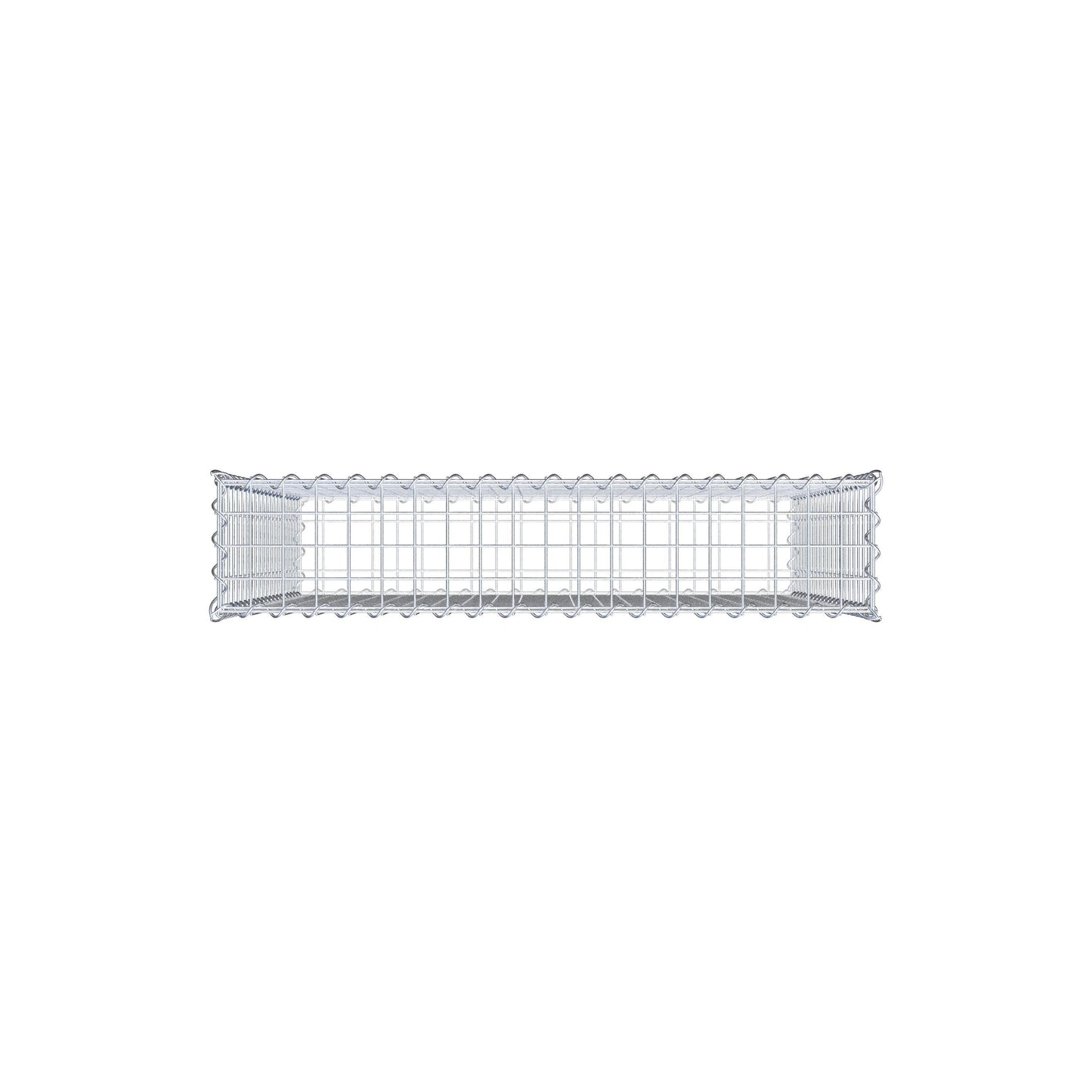 Set van 2 schanskorven 100 cm x 100 cm x 20 cm (L x H x D), maaswijdte 5 x 5 cm, spiraalvormig