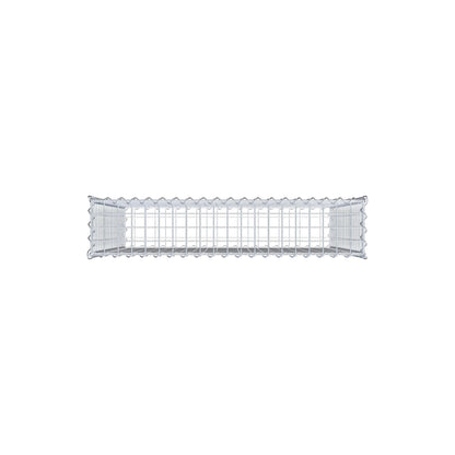 Set van 2 schanskorven 100 cm x 100 cm x 20 cm (L x H x D), maaswijdte 5 x 5 cm, spiraalvormig