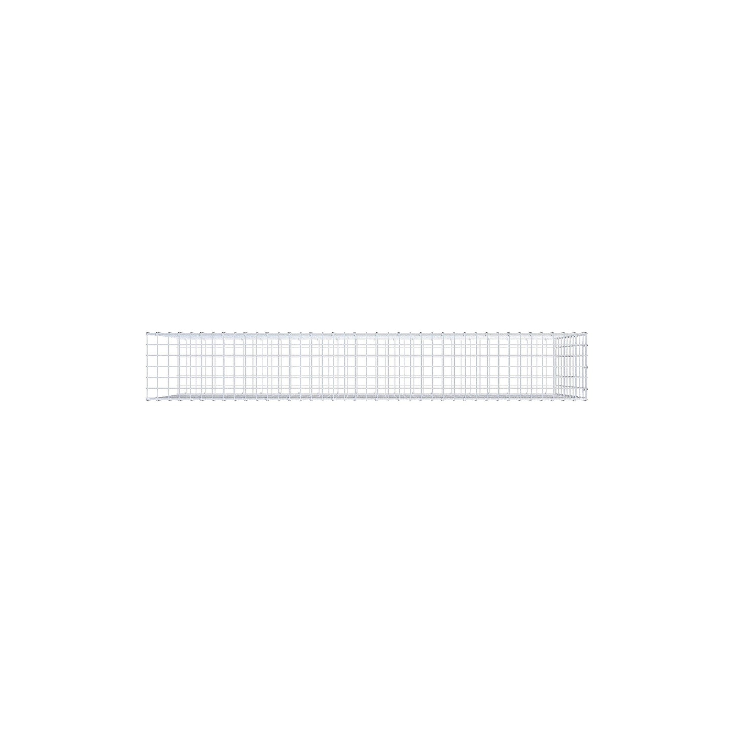 Mounted gabion type 2 200 cm x 100 cm x 30 cm, mesh size 5 cm x 10 cm, C-ring