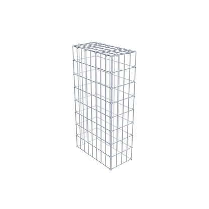 Pila adicional tipo 3 80 cm x 40 cm x 20 cm (L x A x P), malla 5 cm x 10 cm, anillo en C