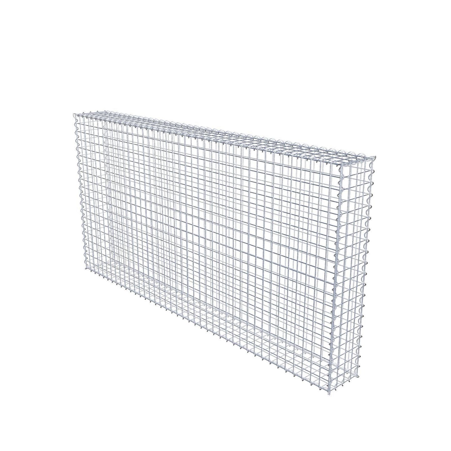 Gabion 200 cm x 100 cm x 20 cm (L x H x D), mesh size 5 cm x 5 cm, spiral