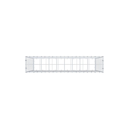 Gabion 100 cm x 80 cm x 20 cm (L x H x P), mailles 10 cm x 10 cm, anneau en C