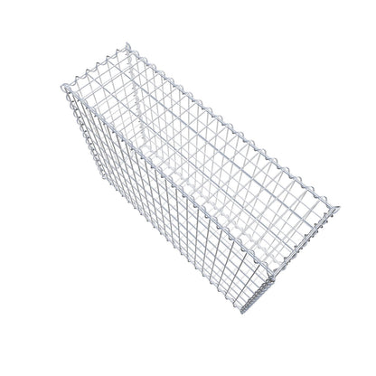 Gabbione 100 cm x 70 cm x 30 cm (L x H x P), maglia 5 cm x 10 cm, spirale