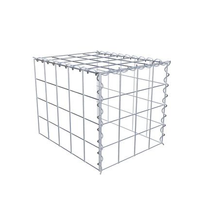 Add-on schanskorf type 4 50 cm x 40 cm x 40 cm (L x H x D), maaswijdte 10 cm x 10 cm, spiraal