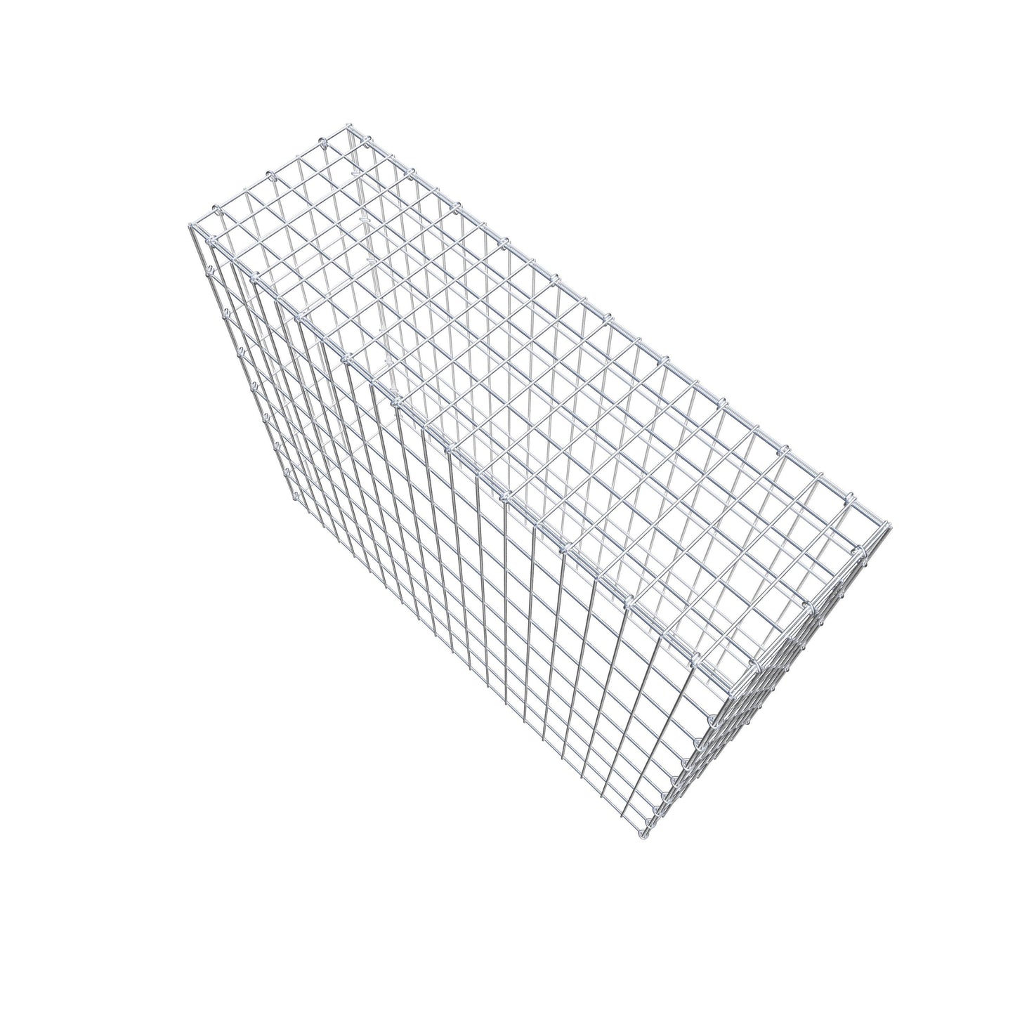 Type 3 oplegkorf 100 cm x 80 cm x 30 cm (L x H x D), maaswijdte 5 cm x 10 cm, C-ring