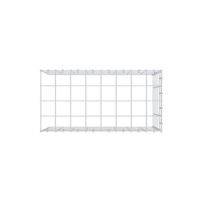 Toegevoegde pool type 4 80 cm x 40 cm x 40 cm (L x H x D), maaswijdte 10 cm x 10 cm, C-ring