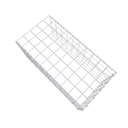 Monteret gabion type 4 100 cm x 50 cm x 50 cm (L x H x D), maskestørrelse 10 cm x 10 cm, C-ring