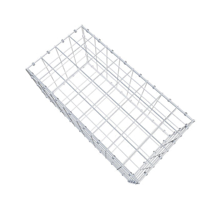 Gabion 80 cm x 40 cm x 40 cm (L x H x P), mailles 10 x 10 cm, anneau en spirale