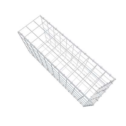 Anbaugabione Typ 2 100 cm x 50 cm x 30 cm (L x H x T), Maschenweite 10 cm x 10 cm, C-Ring