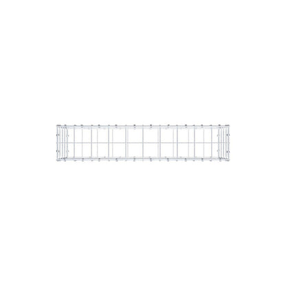 Schanskorf 100 cm x 40 cm x 20 cm (L x H x D), maaswijdte 10 x 10 cm, spiraalring