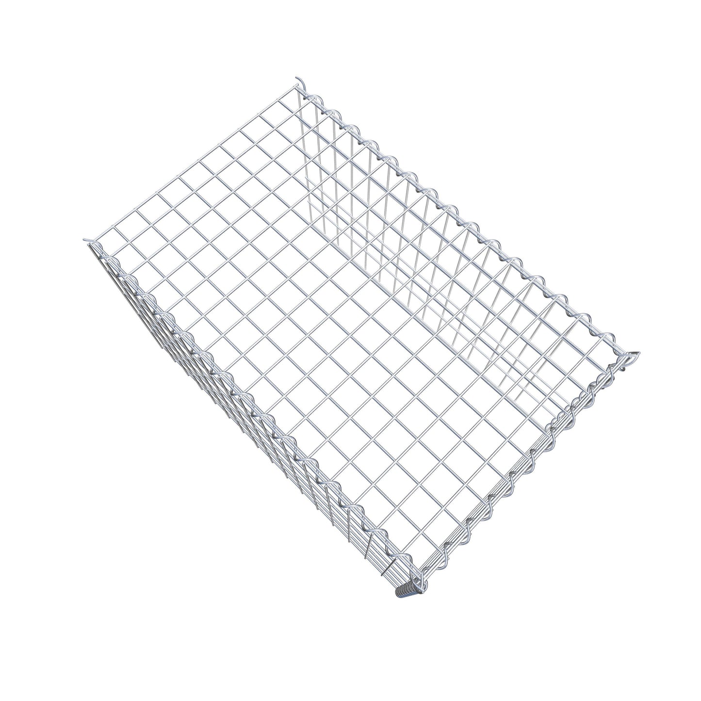 Fourche rapportée type 4 80 cm x 50 cm x 50 cm (L x H x P), mailles 5 cm x 10 cm, spirale