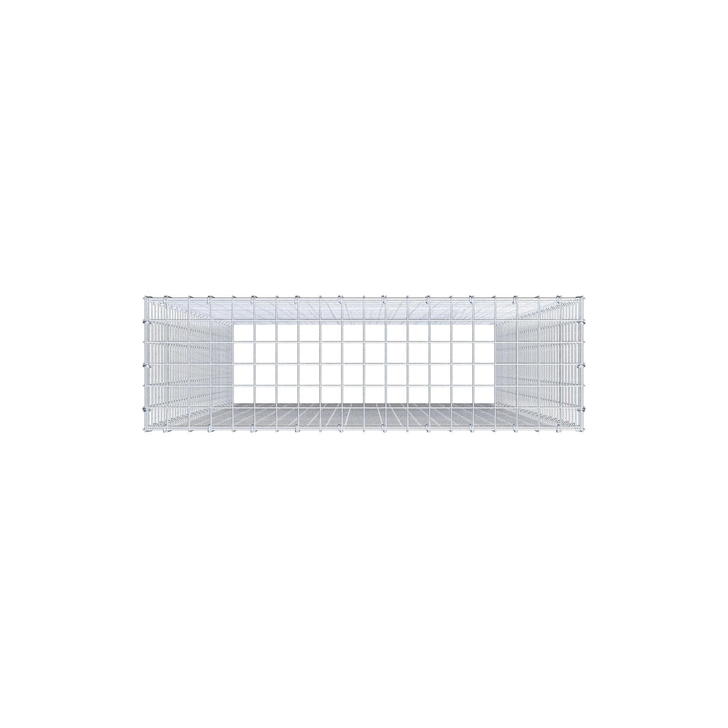 Opzetpaal type 3 200 cm x 100 cm x 30 cm (L x H x D), maaswijdte 5 cm x 5 cm, C-ring