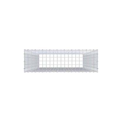 Opzetpaal type 3 200 cm x 100 cm x 30 cm (L x H x D), maaswijdte 5 cm x 5 cm, C-ring