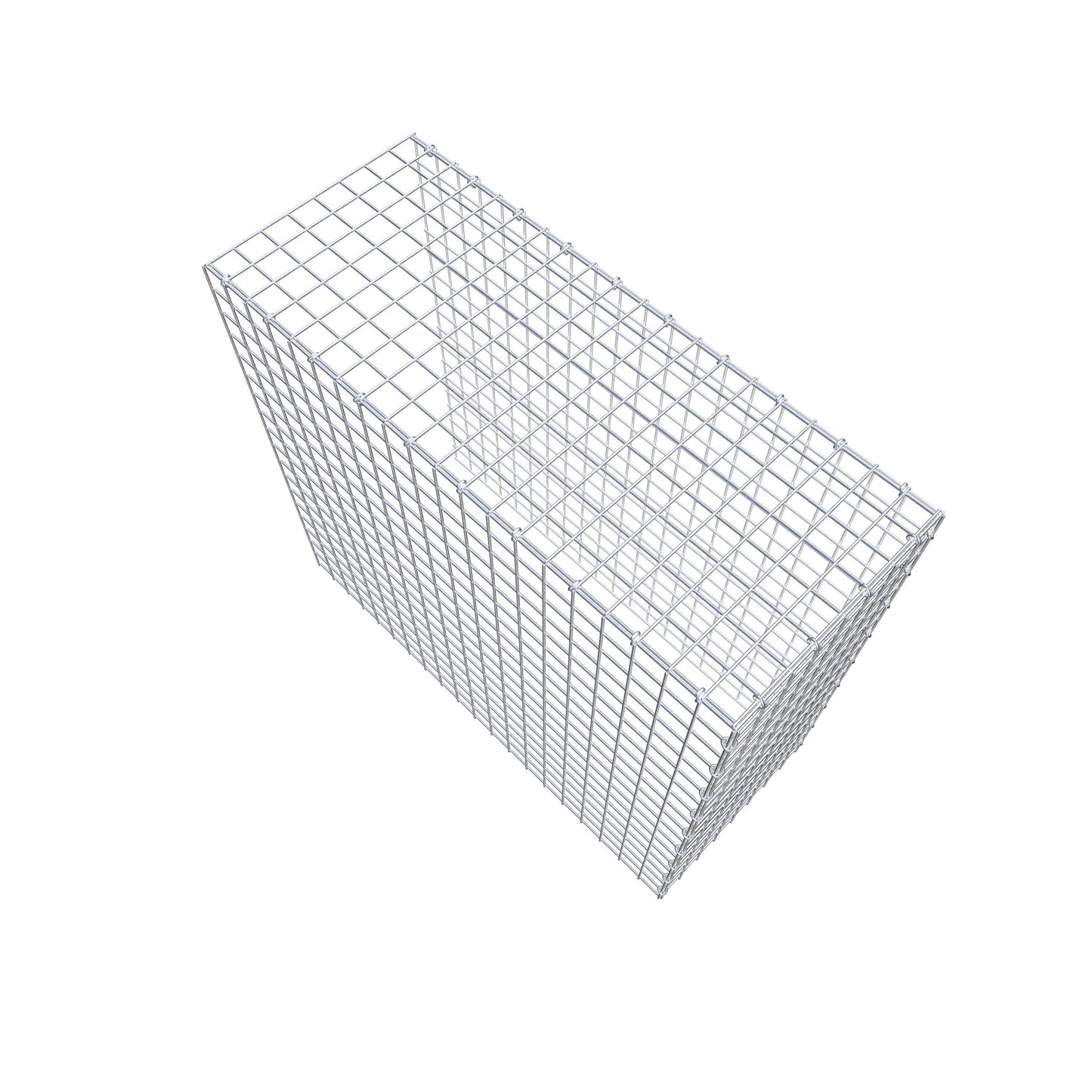 Gavión adicional tipo 4 100 cm x 90 cm x 40 cm (L x A x P), malla 5 cm x 5 cm, anillo en C