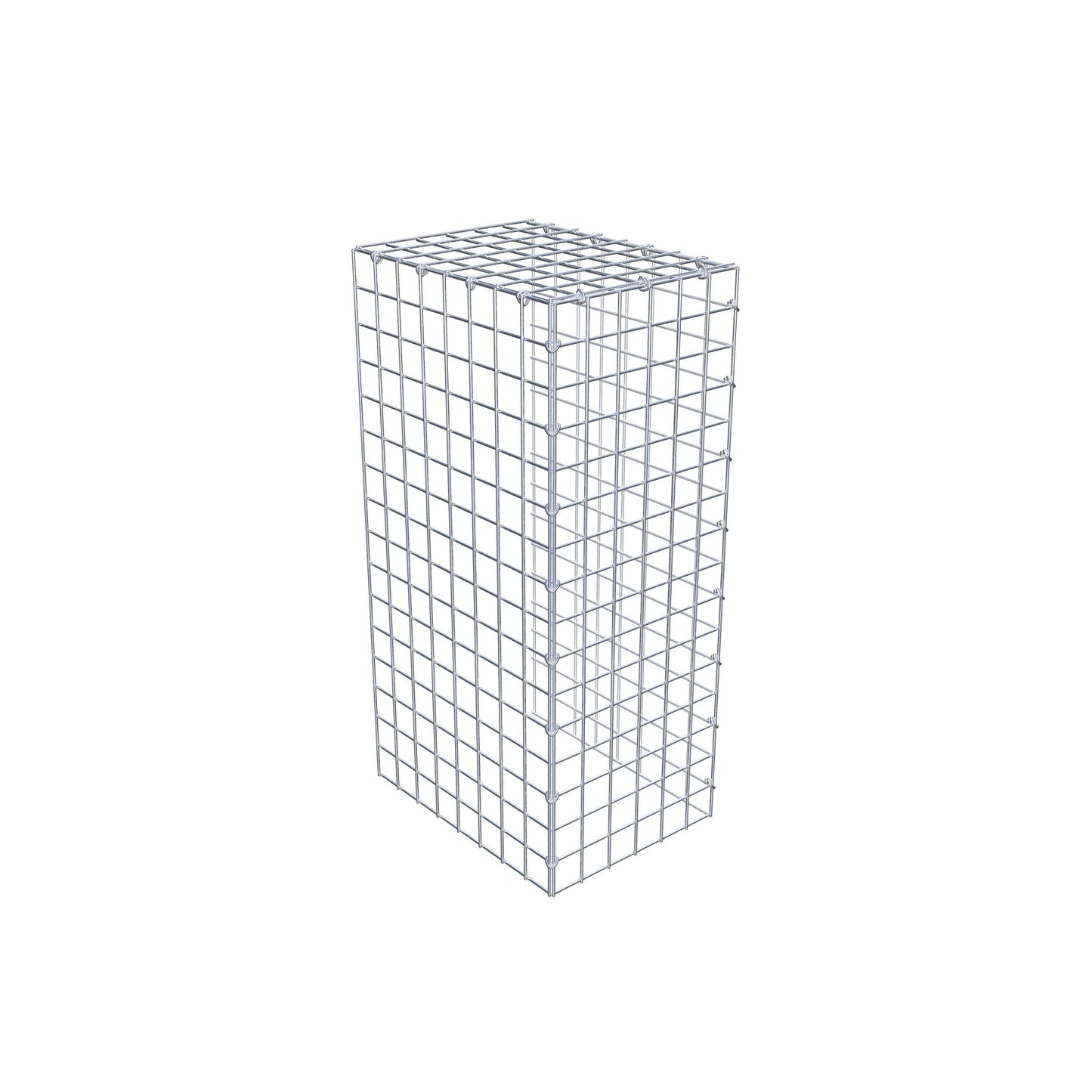 Fourche rapportée type 4 80 cm x 40 cm x 30 cm (L x H x P), mailles 5 cm x 5 cm, anneau C