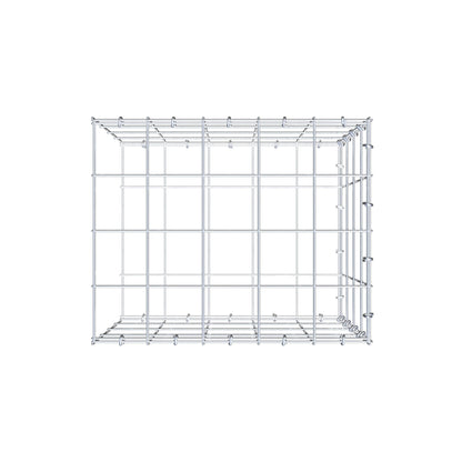 Gabião tipo 2 50 cm x 40 cm x 40 cm (C x A x P), malhagem 10 cm x 10 cm, anel C