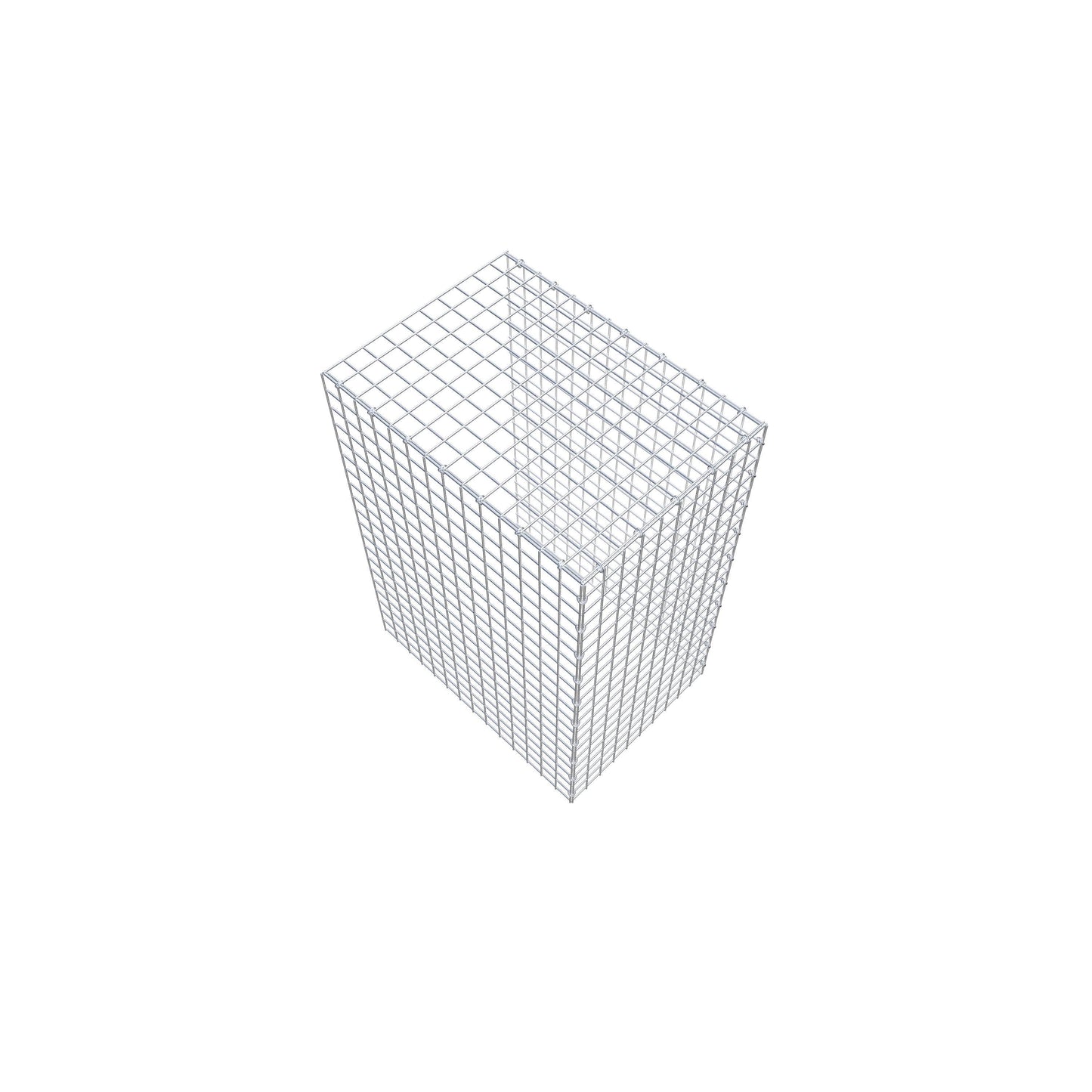Opzetpaal type 4 100 cm x 70 cm x 50 cm (L x H x D), maaswijdte 5 cm x 5 cm, C-ring