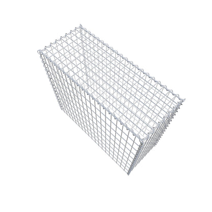 Add-on schanskorf type 3 100 cm x 90 cm x 40 cm (L x H x D), maaswijdte 5 cm x 10 cm, spiraalvormig