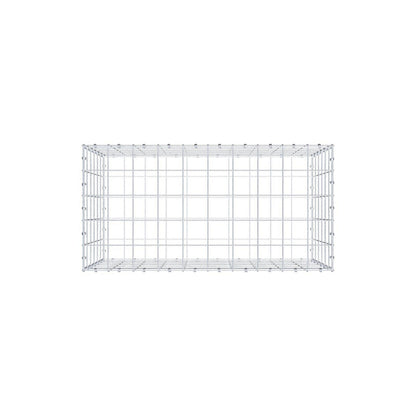 Schanskorf 100 cm x 60 cm x 50 cm (L x H x D), maaswijdte 10 x 10 cm, spiraalring