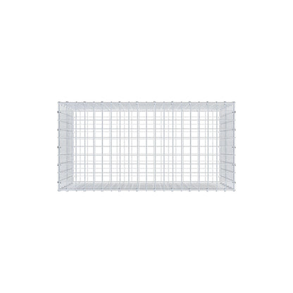 Gabione 100 cm x 60 cm x 50 cm (L x H x T), Maschenweite 5 cm x 5 cm, C-Ring