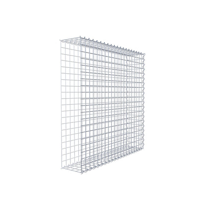 Gabbione aggiuntivo tipo 2 100 cm x 100 cm x 20 cm (L x H x P), dimensione maglia 5 cm x 5 cm, a spirale