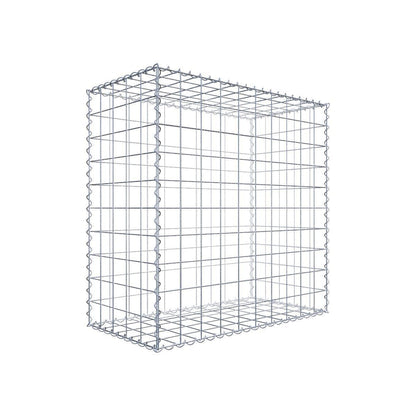 Set van 2 schanskorven 100 cm x 100 cm x 50 cm (L x H x D), maaswijdte 10 x 10 cm, spiraalvormig