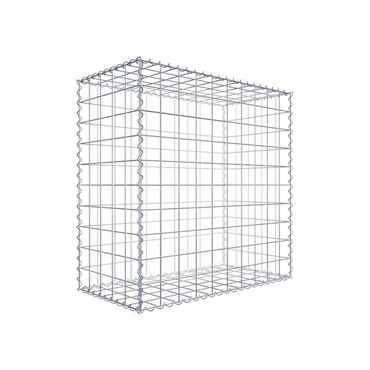 Set di 2 gabbioni 100 cm x 100 cm x 50 cm (L x H x P), maglia 10 x 10 cm, spirale