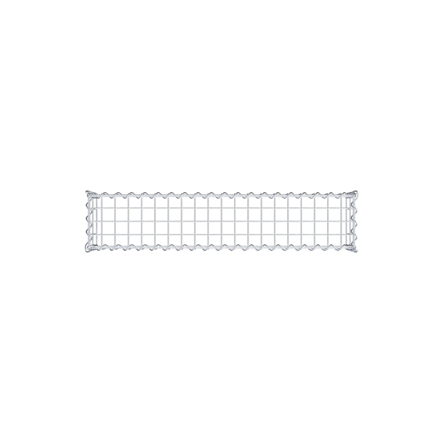 Gabbione aggiuntivo tipo 3 100 cm x 20 cm x 20 cm (L x H x P), dimensione maglia 5 cm x 10 cm, a spirale