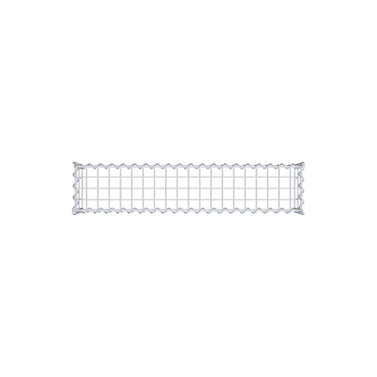 Gabbione aggiuntivo tipo 3 100 cm x 20 cm x 20 cm (L x H x P), dimensione maglia 5 cm x 10 cm, a spirale