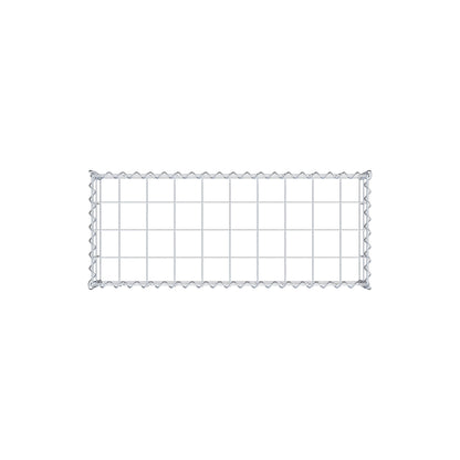 Add-on schanskorf type 3 100 cm x 20 cm x 40 cm (L x H x D), maaswijdte 10 cm x 10 cm, spiraal