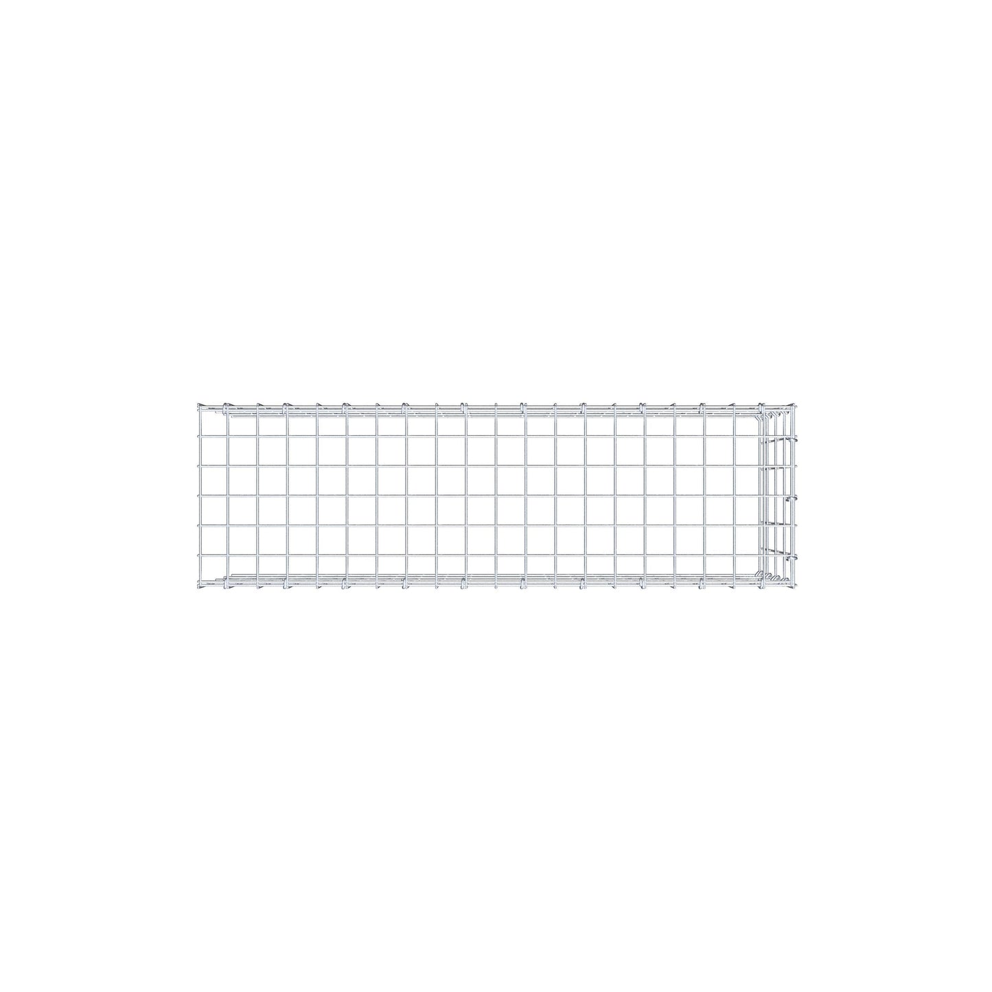 Fourche rapportée type 4 100 cm x 40 cm x 30 cm (L x H x P), mailles 5 cm x 10 cm, anneau C