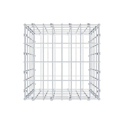 Gabião 40 cm x 40 cm x 40 cm (C x A x P), malhagem 5 x 10 cm, anel espiral