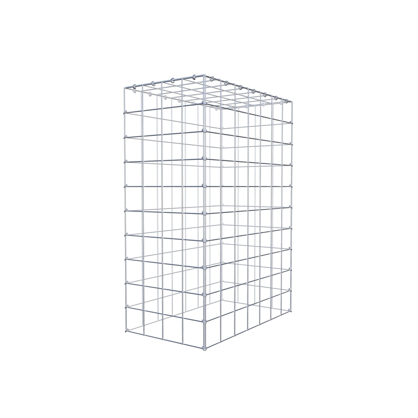 Gabião Tipo 3 100 cm x 70 cm x 40 cm (C x A x P), malhagem 10 cm x 10 cm, anel C