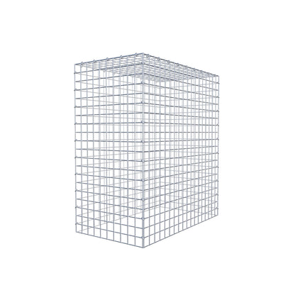 Gavión complementario de tipo 3 100 cm x 90 cm x 50 cm (L x A x P), malla 5 cm x 5 cm, anillo en C